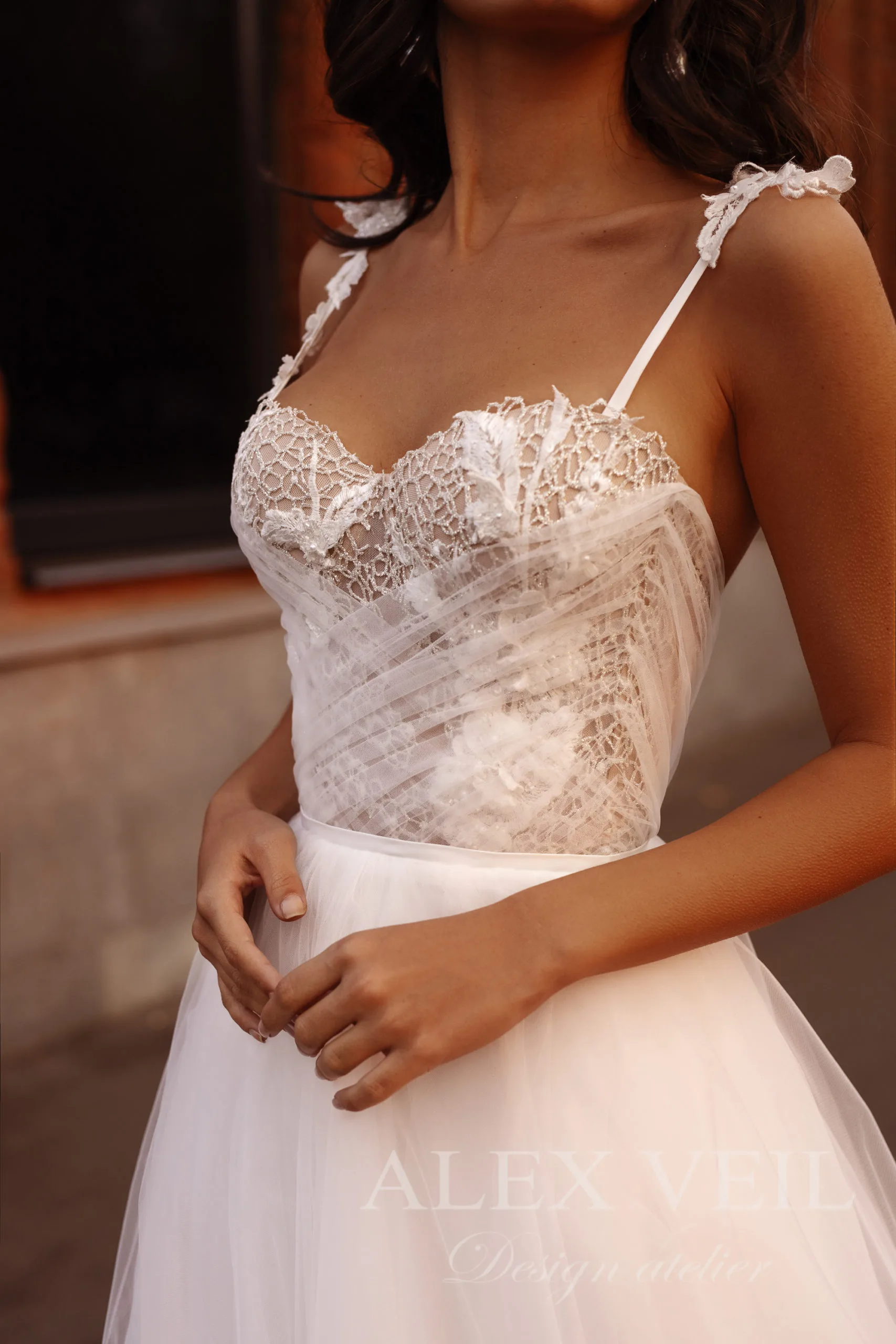 Свадебное платье ‘Antonia (ivory)’ • Коллекция Enigma • AlexVeil Bridal Антония (Antonia) айвори — изображение 1