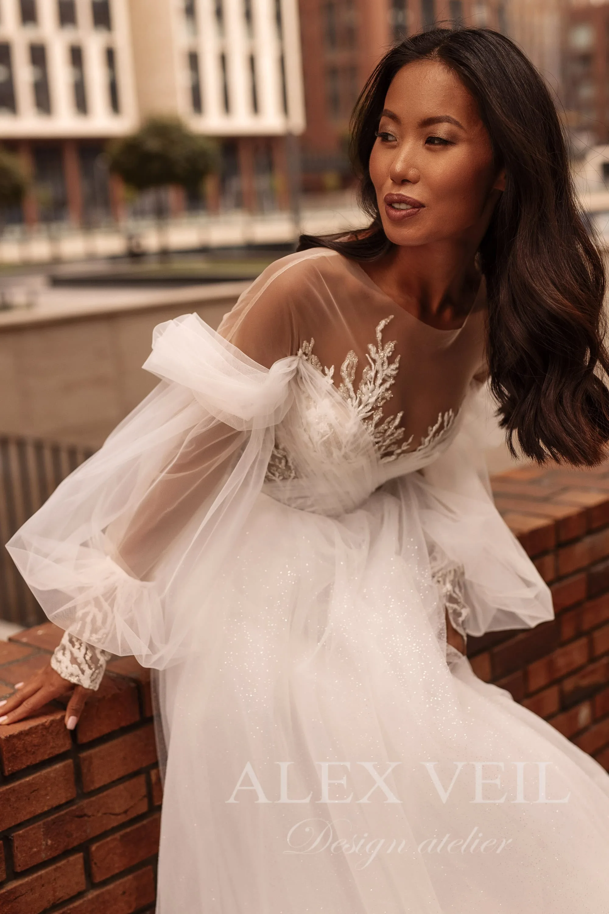 Свадебное платье ‘Estella’ • Коллекция The_ONE • AlexVeil Bridal Estella — изображение 5