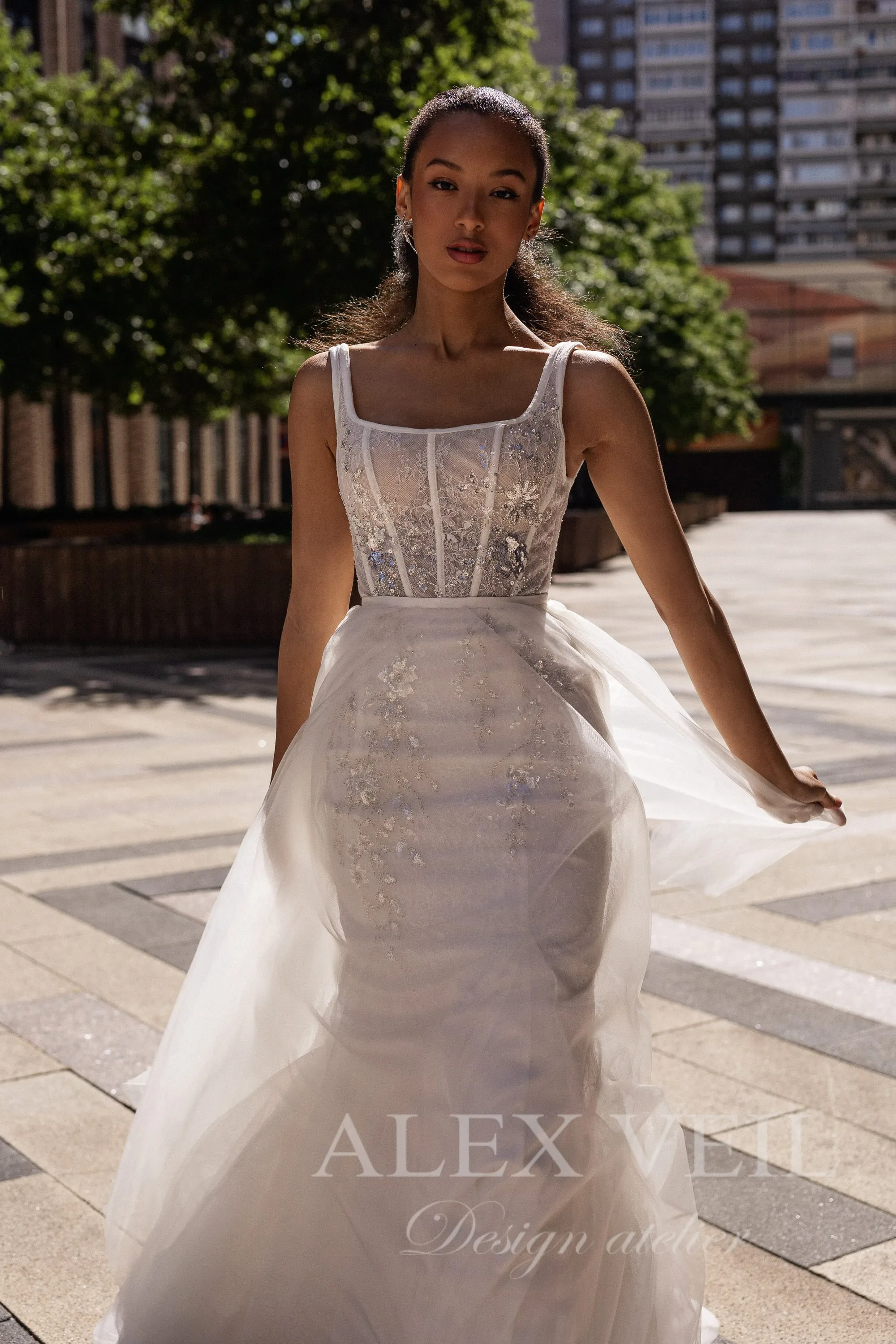 Свадебное платье ‘Дополнительная юбка к Illada’ • Коллекция Irresistible • AlexVeil Bridal Дополнительная юбка к Илладе (Illada) — изображение 1