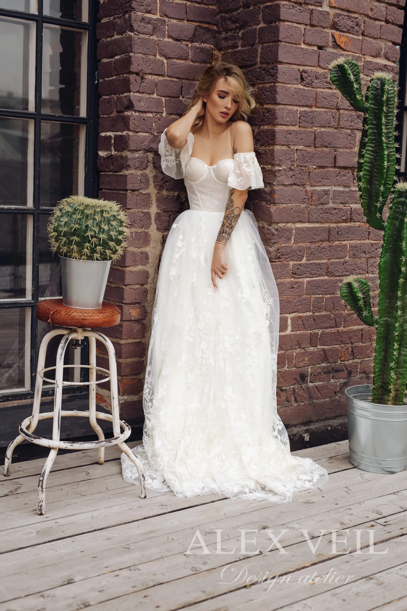 Свадебное платье ‘Nicole’ • Коллекция Euphoria • AlexVeil Bridal Nicole — изображение 5