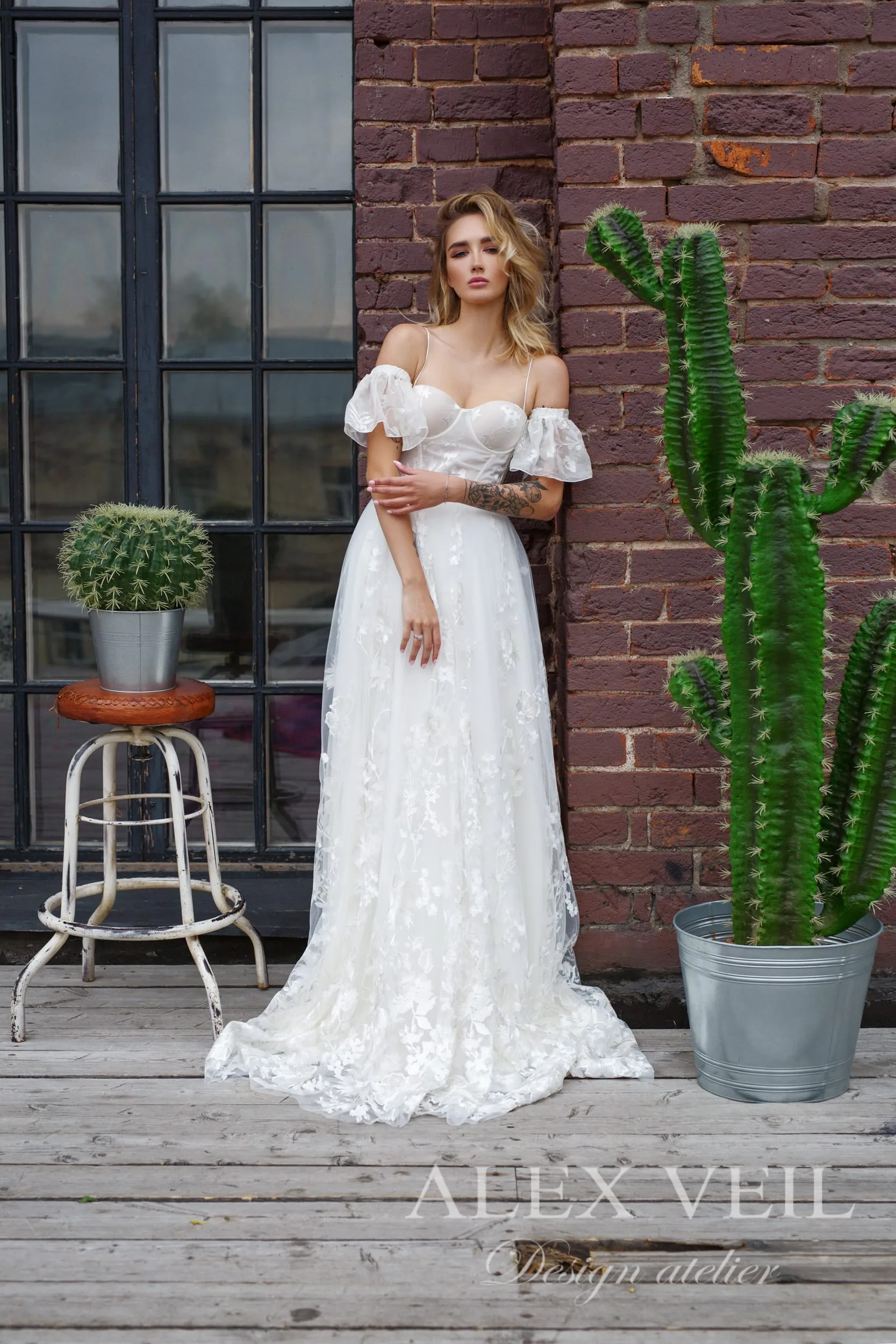 Свадебное платье ‘Nicole’ • Коллекция Euphoria • AlexVeil Bridal Nicole — изображение 4