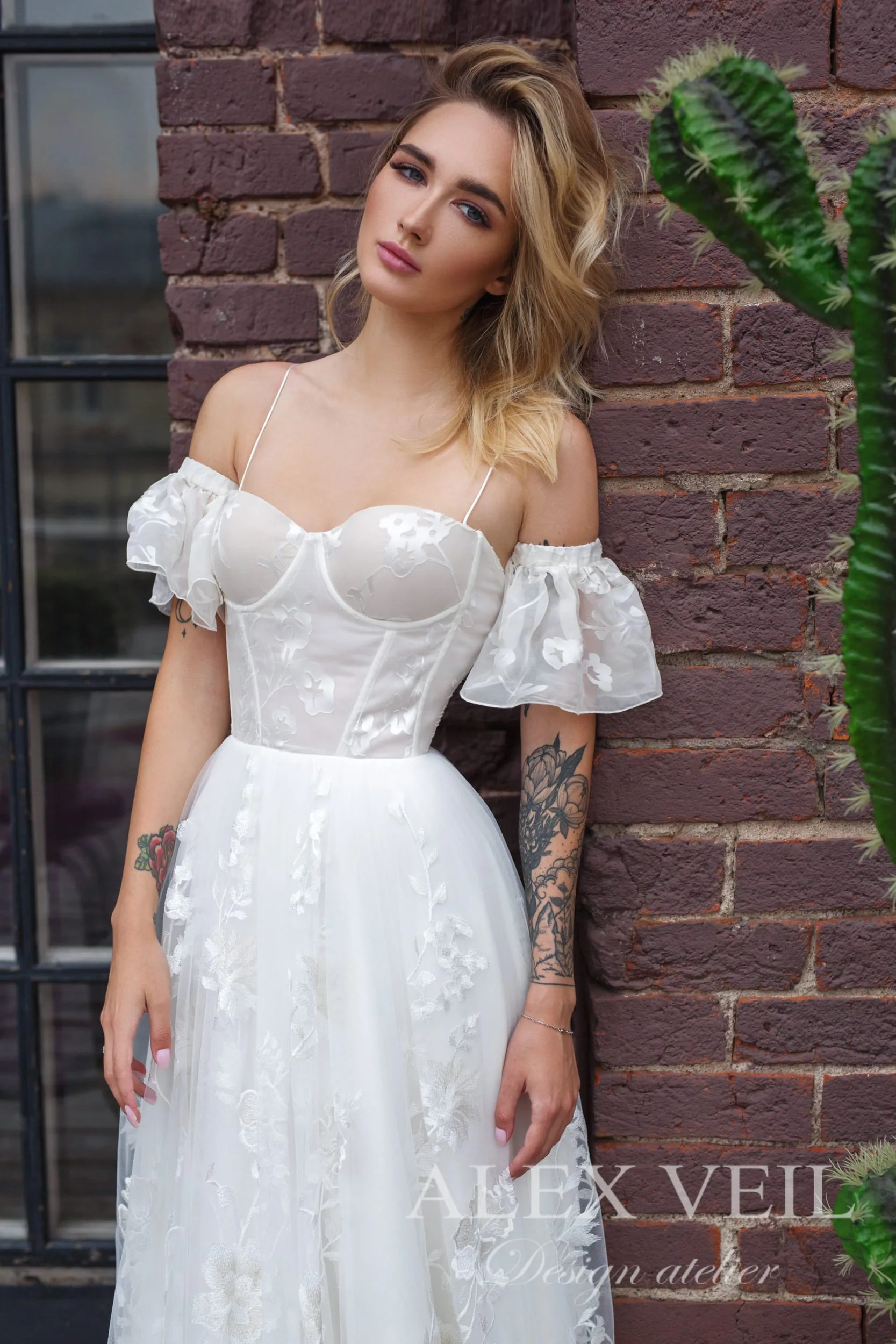 Свадебное платье ‘Nicole’ • Коллекция Euphoria • AlexVeil Bridal Nicole — изображение 3