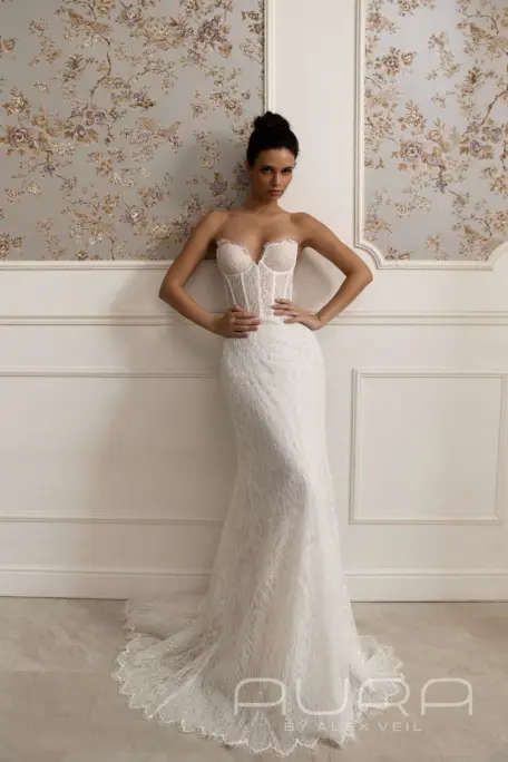 Свадебное платье ‘Alizel’ анфас